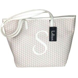 LaTique Initial S Shoulder Bag Purse